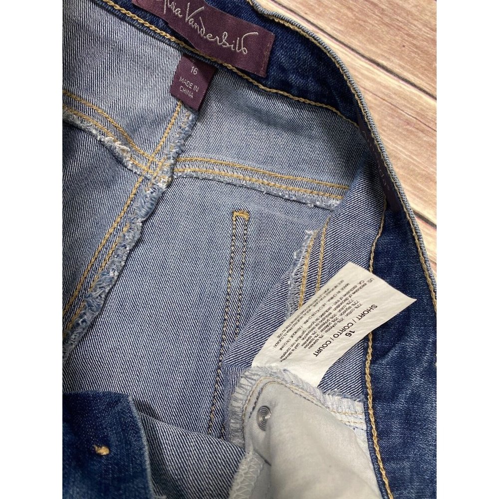 Gloria Vanderbilt Amanda Classic Jeans Tapered Leg Hartford Super Stretch 16S - Picture 4 of 4